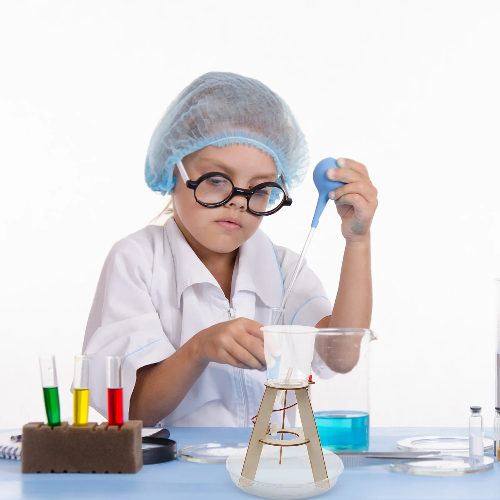 Kit de haste de gerador hidroelétrico diy, ferramenta de educação científica para crianças, estudantes da escola primária, física para crianças