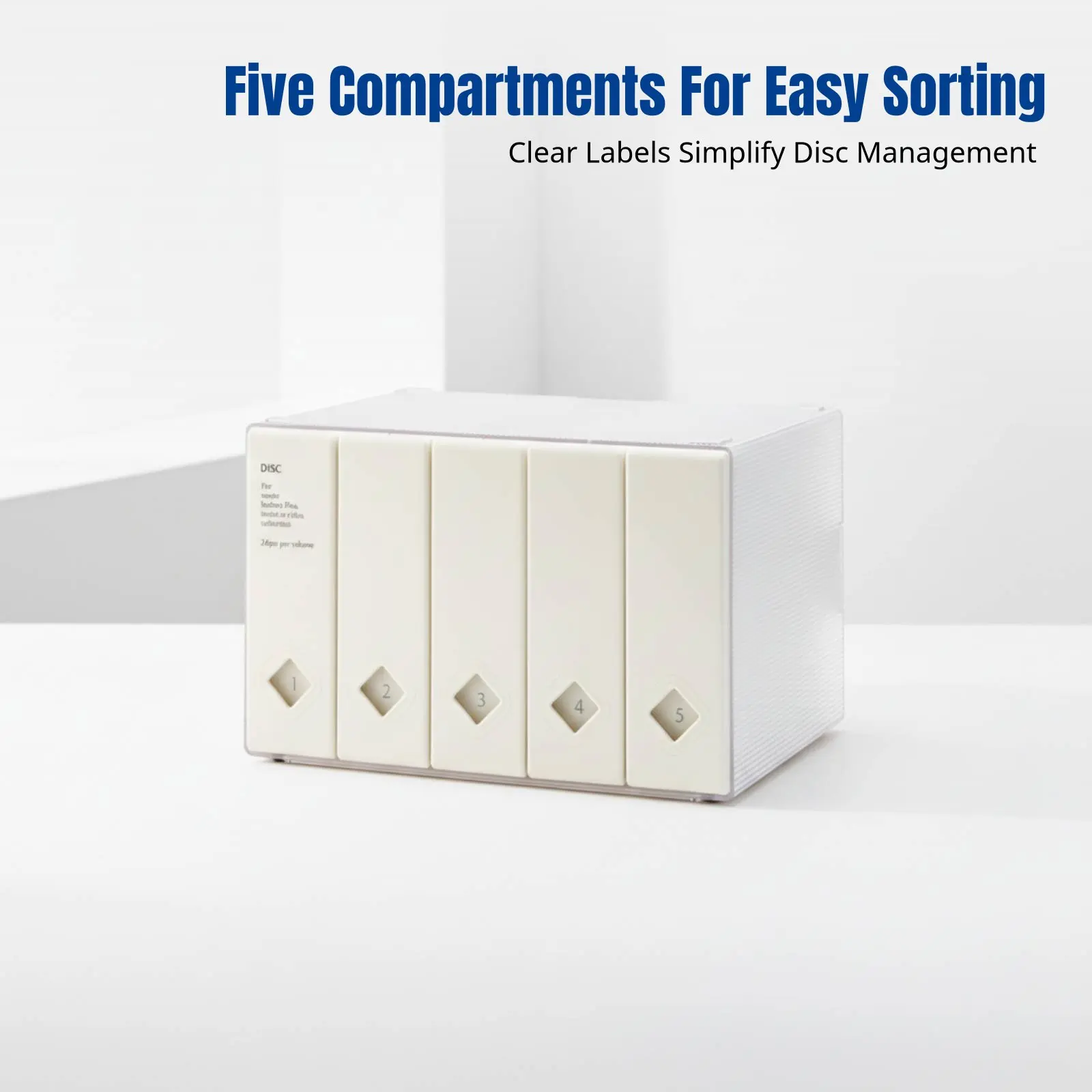 

Коробка для хранения CD-дисков, креативный органайзер для дисков большой вместимости, минималистичный дизайн, с несколькими отделениями, для дома и офиса