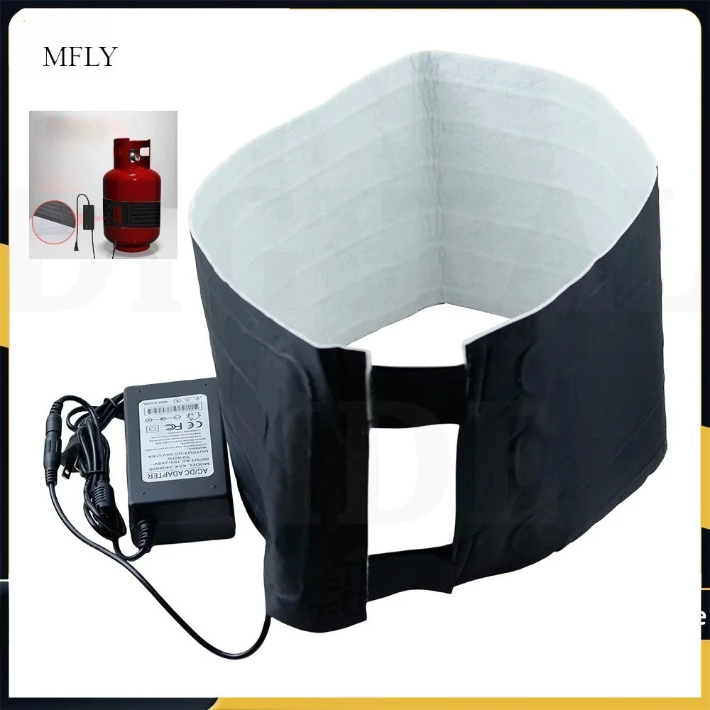 Aquecedor de tanque de armazenamento de gás líquido, 220v, 15kg, cilindro de aço, cinto de aquecimento elétrico, cilindro de gás ptc, aquecedor auxiliar 970x200mm