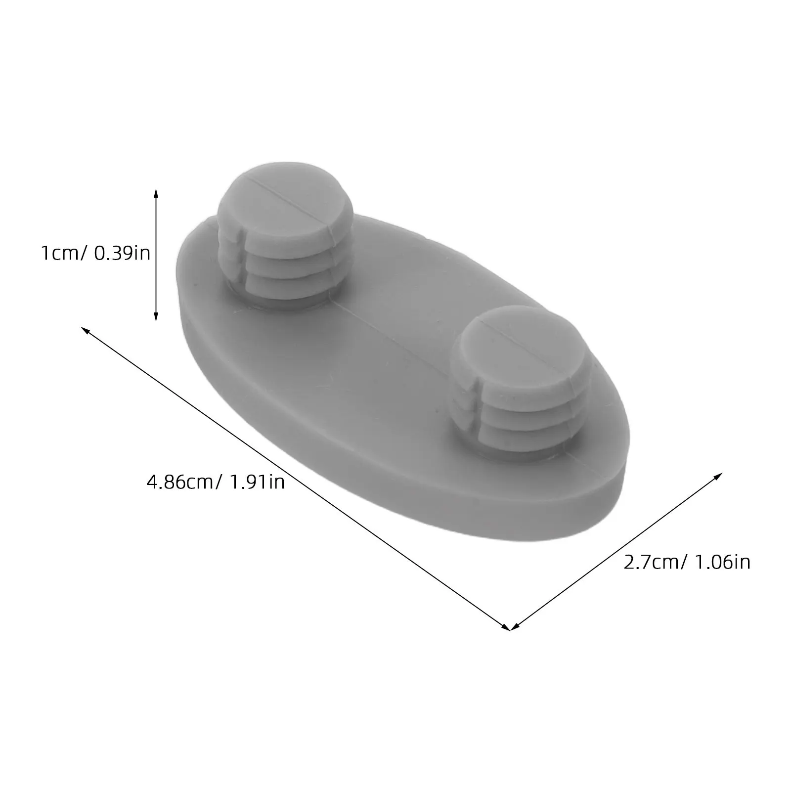 4Pcs Toilet Seat Lid Bumpers Replacement Non Slip Toilet Cushion Pads Anti Collision Buffer Pads for Bathroom Bidet Seat