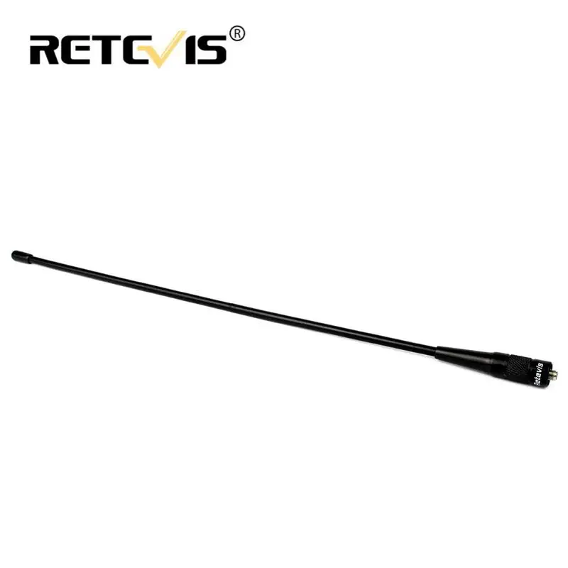 Retevis เครื่องรับสัญญาณเสาอากาศ RHD-771คู่ SMA-F สำหรับ H777 K-enwood 9030ยืดหยุ่นได้สำหรับวิทยุสื่อสารไร้สาย