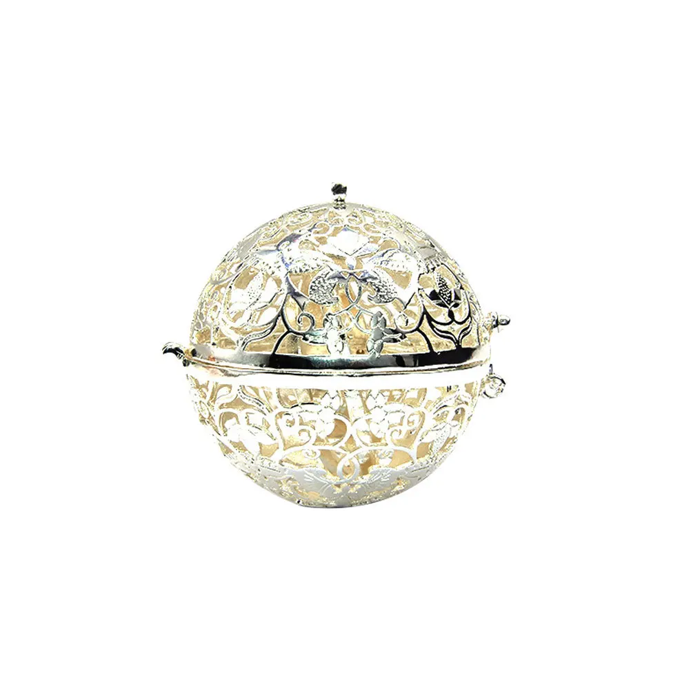 

Круглый шар, медный полый кулон для ароматерапии, 48 см, серебряный держатель для ожерелья «сделай сам», масляный диффузор, чехол, подарок для мамы, жены, подруги