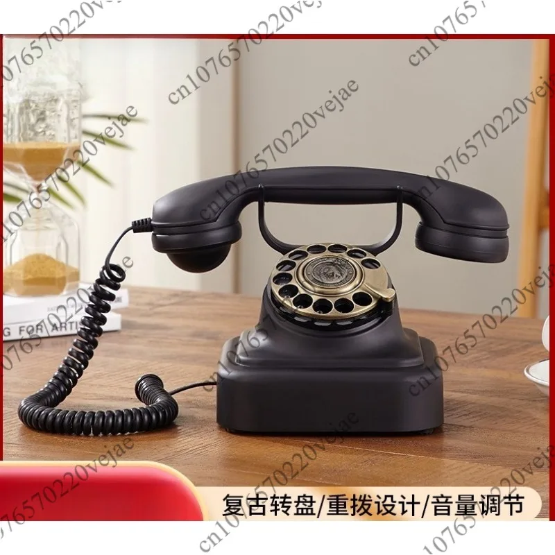 

1928 European antique retro telephone rotary dial landline home hotel luxury landline