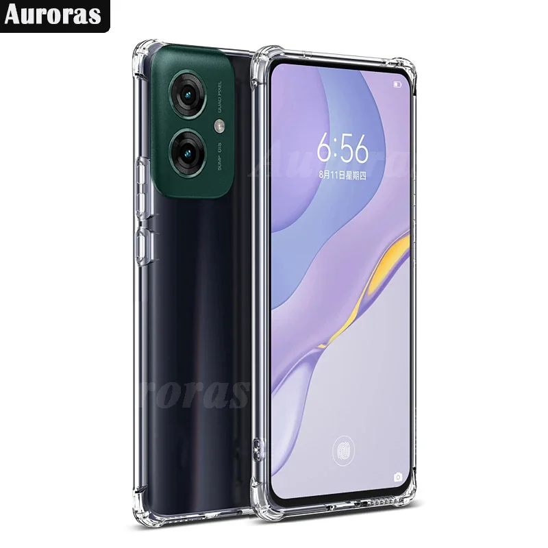 

Reinforced Corners Shockproof Silicone Case For Moto G55 G35 Soft TPU Phone Cover Moto G35 G55 Moto
