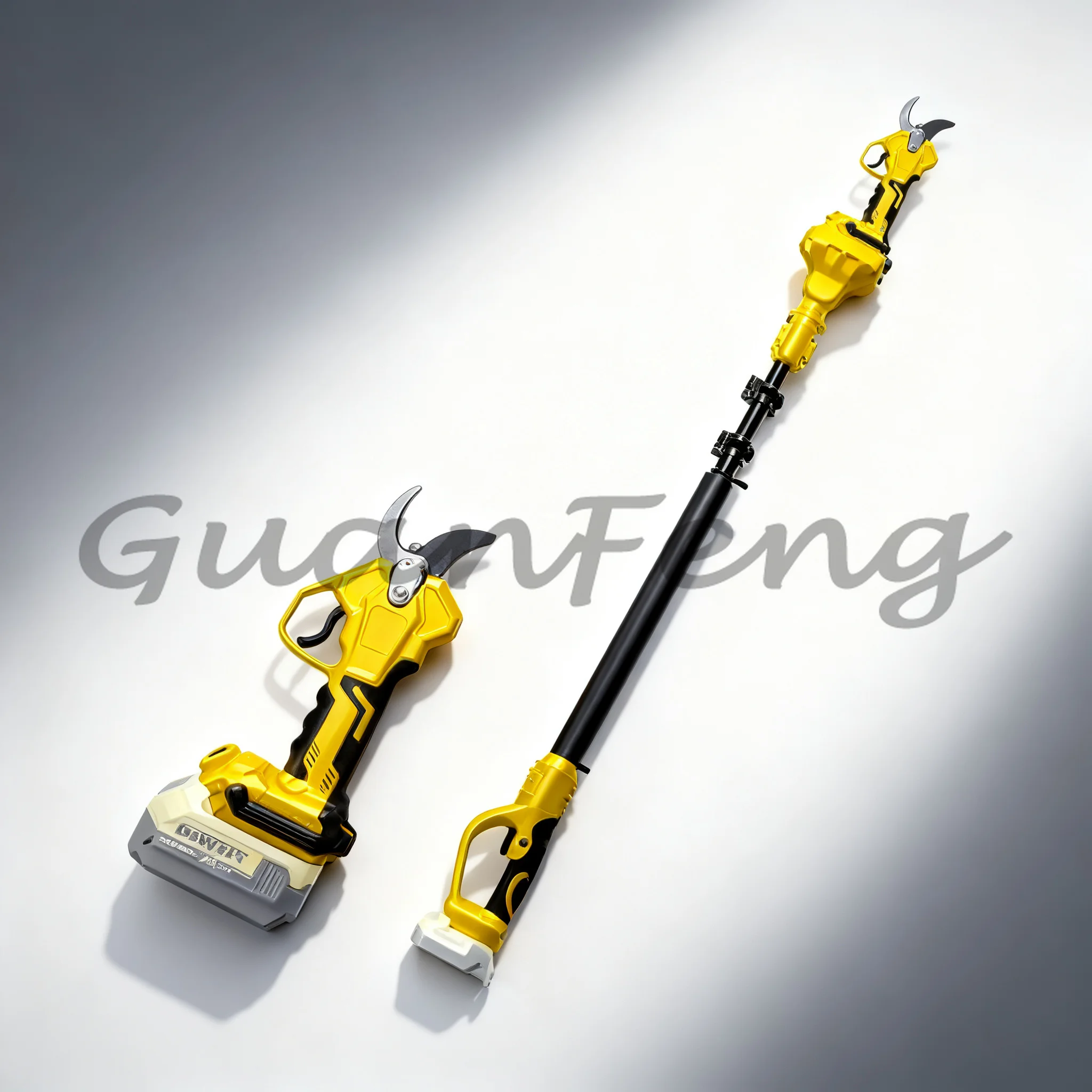 Brushless Lithium Battery Pole Saw Extended Reach High Branch Saw Electric Pruning Shears for Garden Tree Trimming