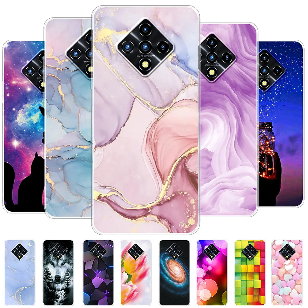 For Infinix Zero 8 Phone Cases For Infinix Zero 8i Case Clear Soft Silicone Fashion Cover Coque or Infinix Zero 8 8i Clear Funda