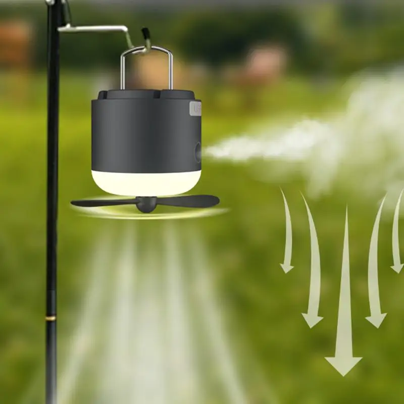 Mosquitoes Repelled Outdoor Patio Fan Indoor Fly Indoor Trap Camping Fan Led Lantern Catcher & Trap Flying Indoor Solution Low