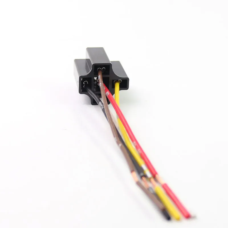 2PC x 5 Pin Relay Harness 12V 24V 4pin 5pin Car Relay Copper Terminal Auto Relay adapter Relay Socket Harness Connector