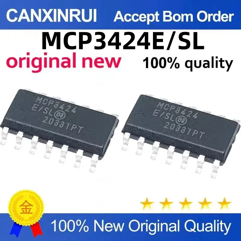 

MCP3424E/SL Analog-to-Digital Converter Chip SOP-14 Package Quality Assurance Welcome to consult