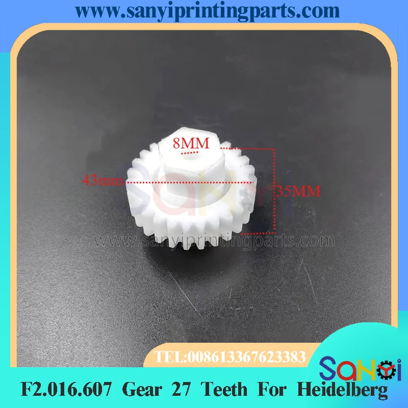 27 Teeth Feeder Drive Gear F2.016.607 for CD102 XL105 Offset Printing Machine Parts