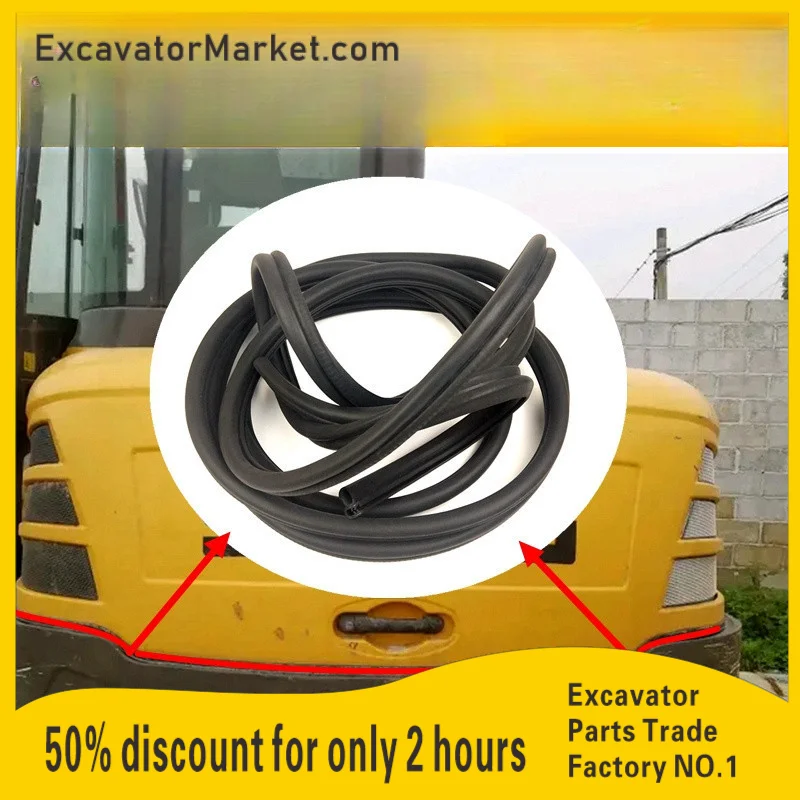 

Excavator Parts For SDLG60 65 680F-644794722787 Engine Rear Cover Sealant Leather Strip Cover Laminate
