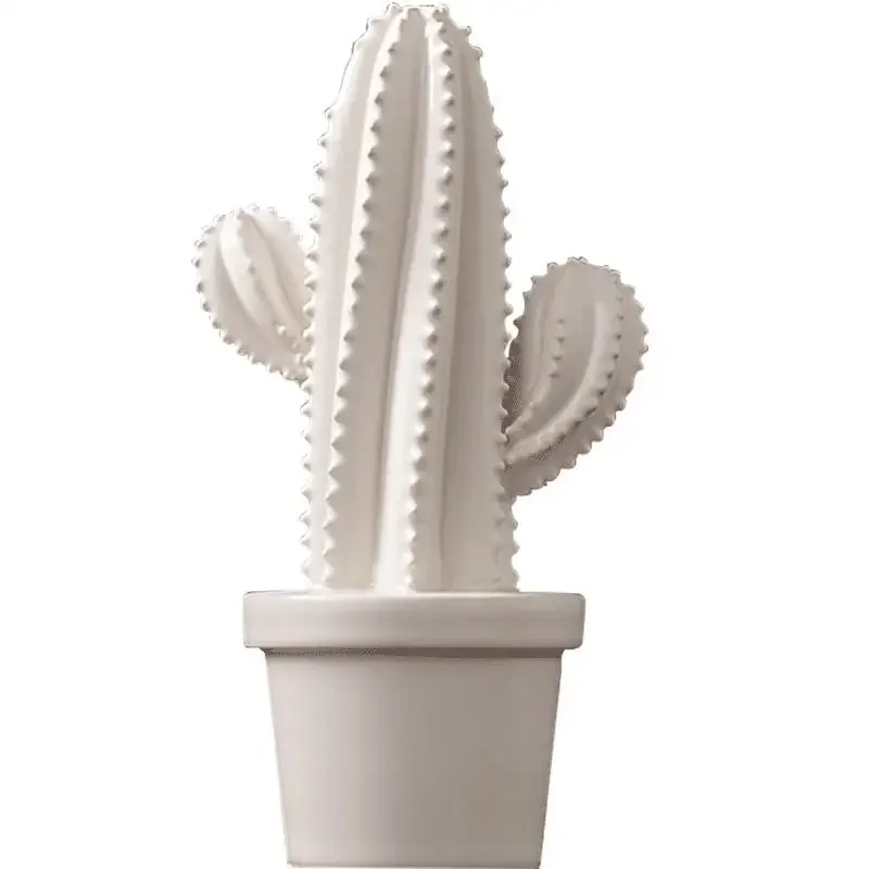 

Nordic Modern Simple Ceramic Cactus Ornament Creative Living Room Model TV Cabinet Desktop Home Decoration