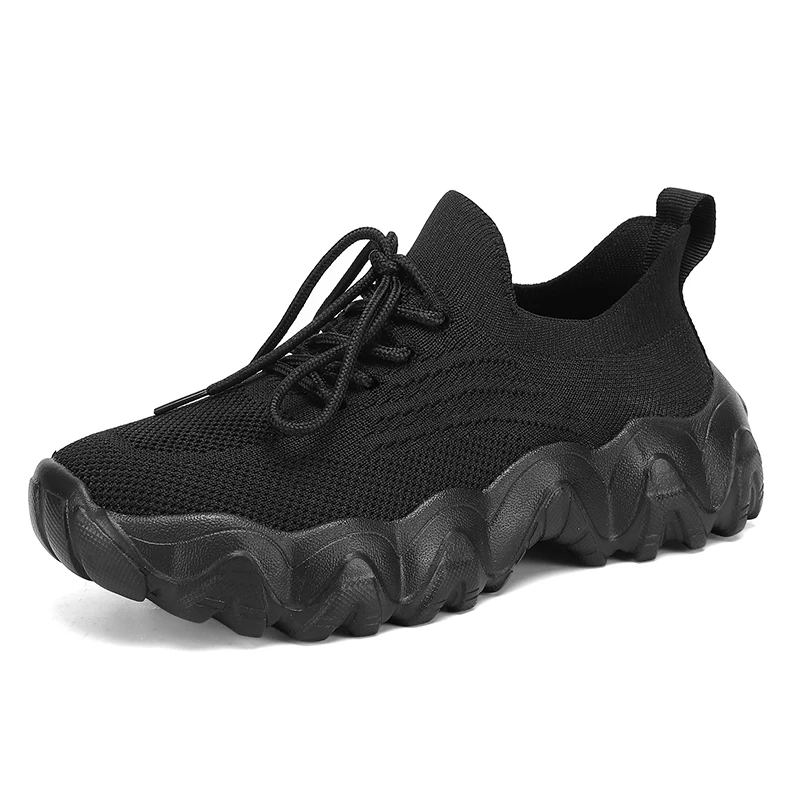 Women Shoes Comfortable Casual Sports Shoes Spring Height Increasing Outdoor Mesh Solid Color Breathable Flat Shoes for Students