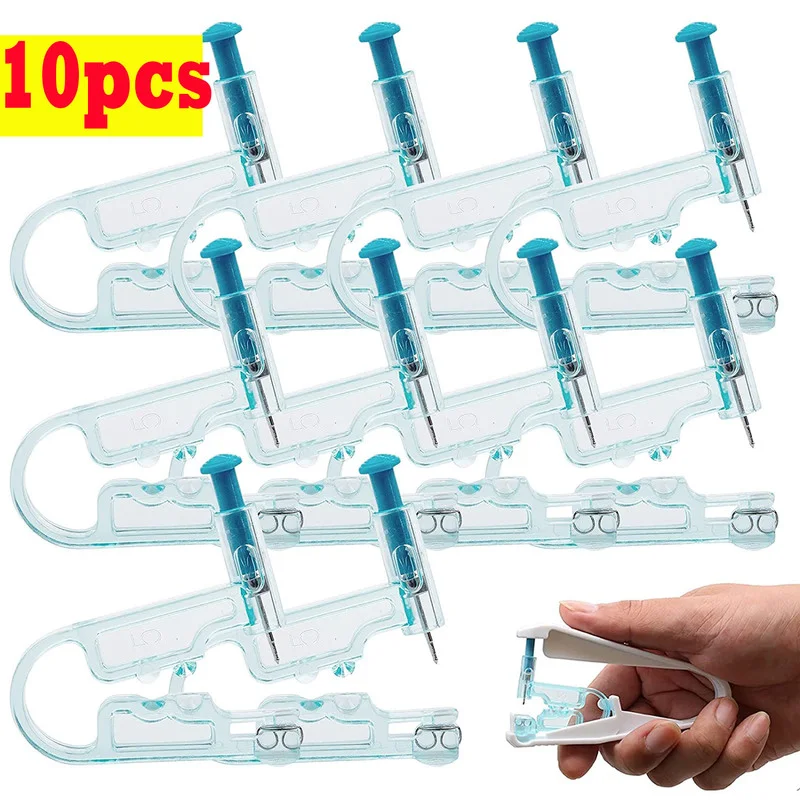 10pcs Disposable Ear Piercing Gun with built-in Ear Stud Ear Piercing Kit for Piercing Supplies Ear Piercing Kit Piercing Tool