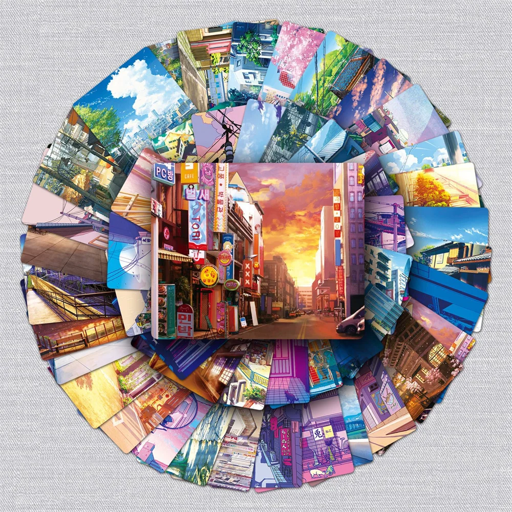 10/30/50PCS Riman Street View Cartoon Graffiti Sticker Personality Creative Sticker Desk Computer Waterproof Sticker Wholesale