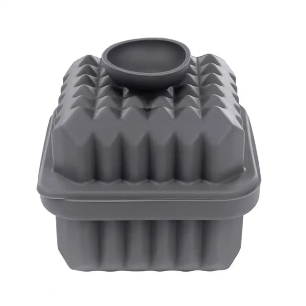 

Ice Tray Square Silicone Ice Cube Tray with Funnel Whiskey Ice Block Mold Easy Release -free Maker for Cocktails Funnel Fill