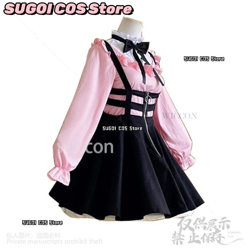 Mayuzumi Fuyuko تأثيري IDOLM @ STER ألوان لامعة أنيمي زي اليابانية الحلو جيراي كي الفتيات القوطية لوليتا JK قميص plaűеее