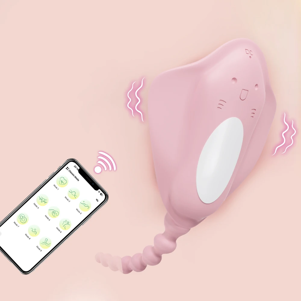APP Wearable Vibrator for Female Clit Stimulator Wireless Bluetooth APP Control Vibrating for Women Masturbator Adult Sex Toys