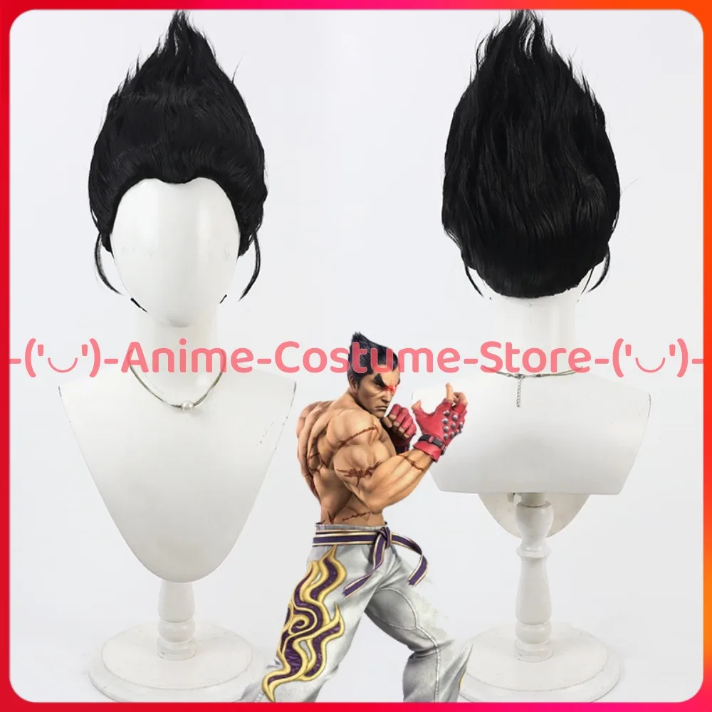 

Tekken 8 Kazuya Mishima Cosplay Wig Anime Game Character Halloween Carnival Party Costume Wigs Heat Resistant Synthetic Hair