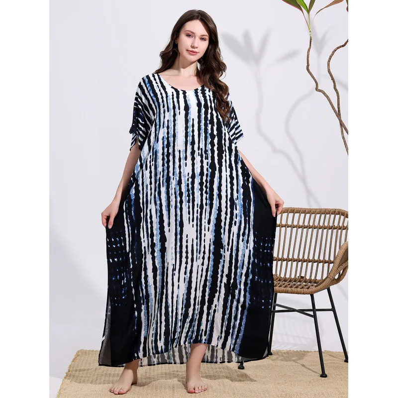Trendy Rayon Beach Cover Up for Women Summer Lightweight Swimwear Outerwear Bikini Top Cover Up Beach Sarong Wrap Vacation Trave