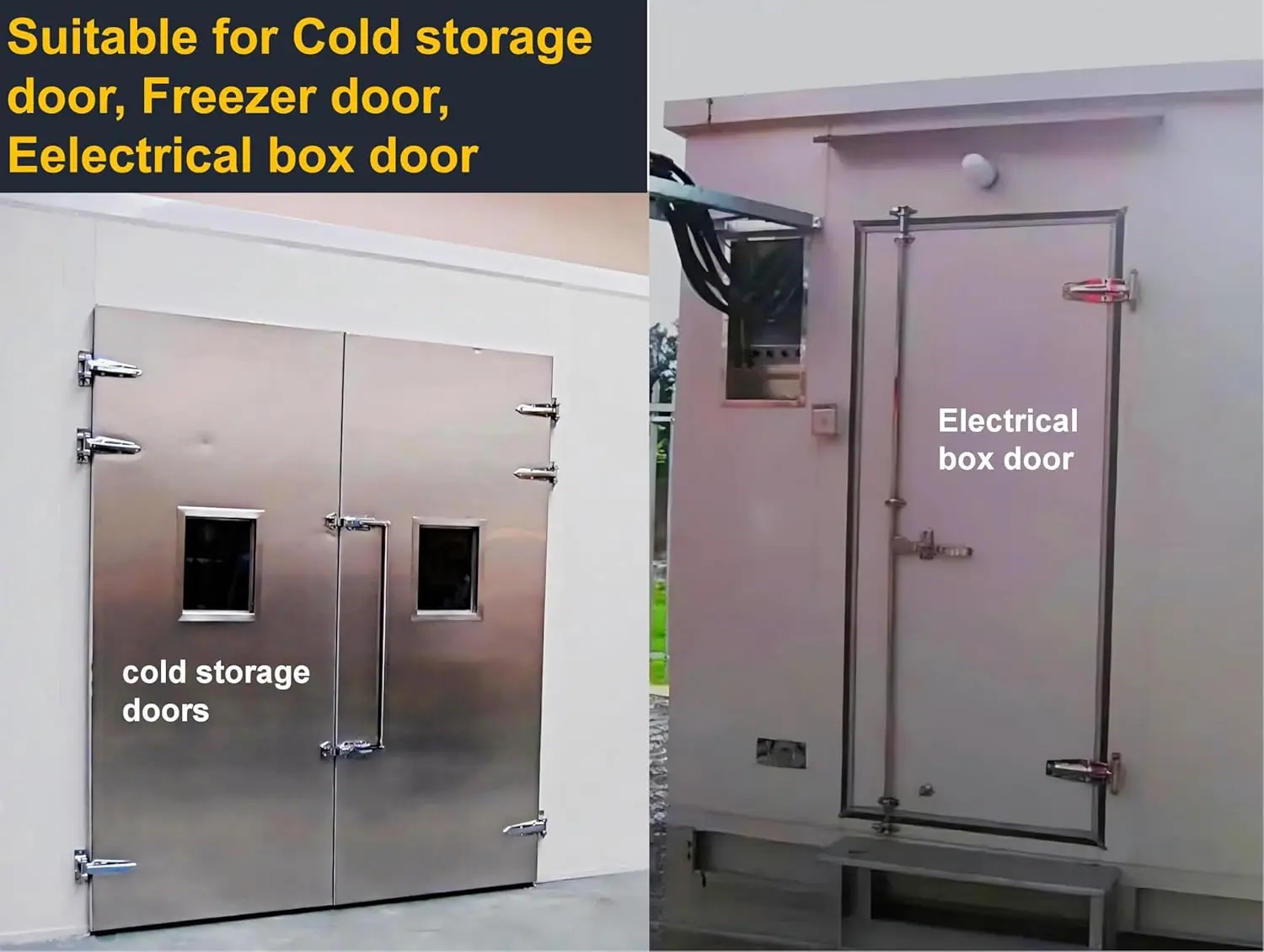 11 Inch Heavy  304 Stainless Steel Door Hinge Screw/Weld Installation for Truck Freezers Cold Storage Wooden Doors