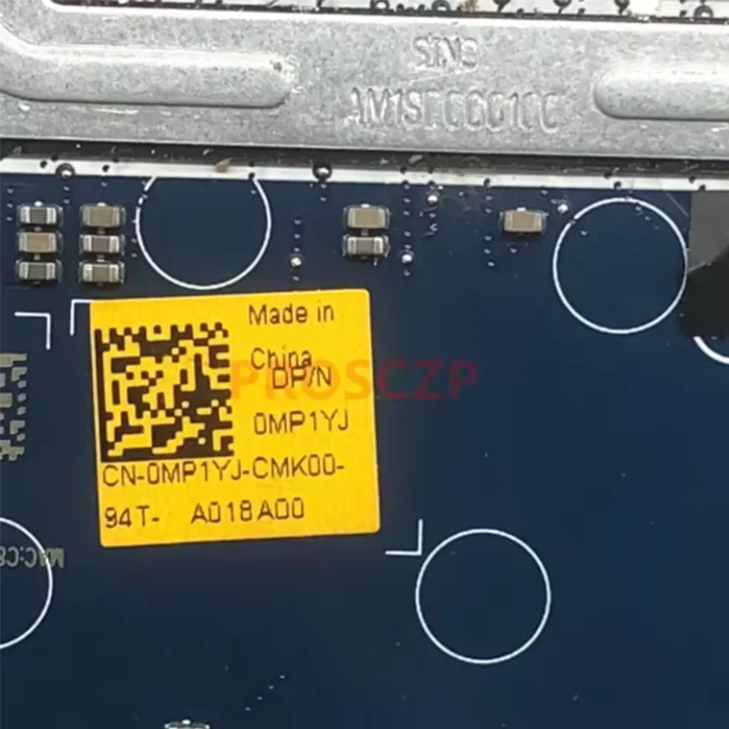 

Mainboard For DELL 5480 Laptop Motherboard CN-0MP1YJ 0MP1YJ MP1YJ With SR2FP I5-6300HQ CPU LA-E141P 100%Full Tested Working Well