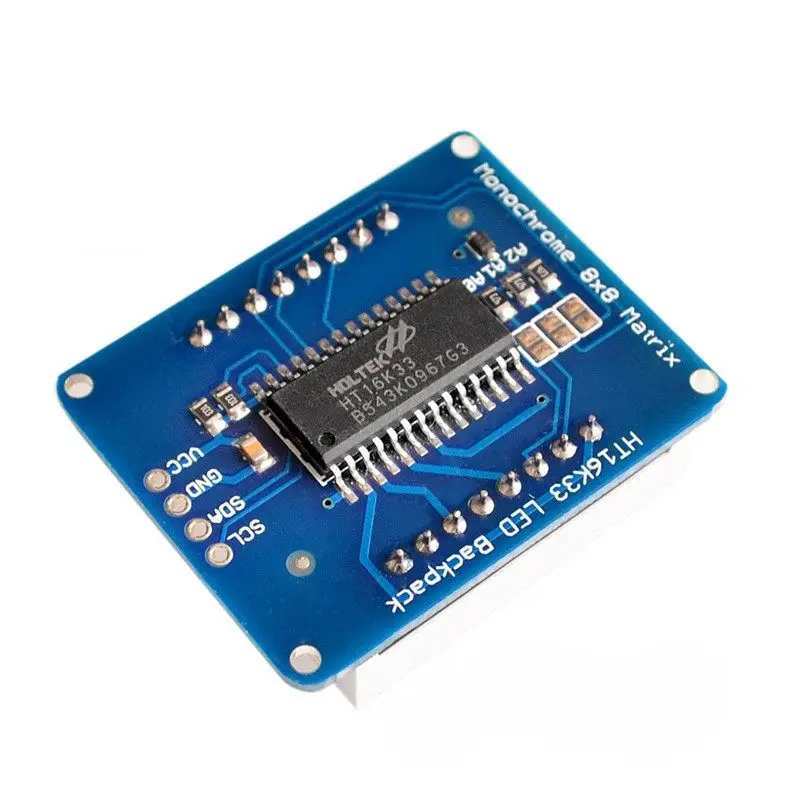 1.2 inch 8X8 8*8LED dot matrix screen module red with I2C interface and driver chip