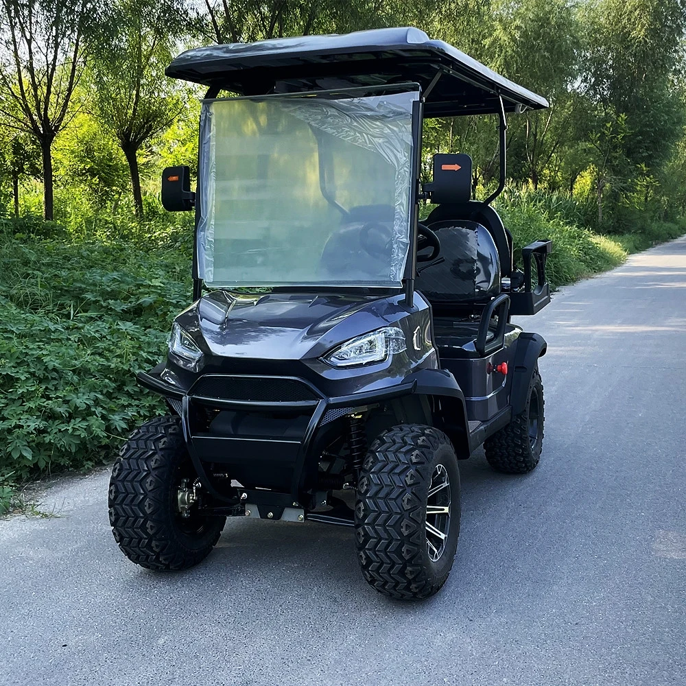 عربة جولف كهربائية، عربة جولف رائدة للصيد على الطرق الوعرة، مع عربة يد كهربائية ذاتية الحماية على الطرق المنحدرة #1