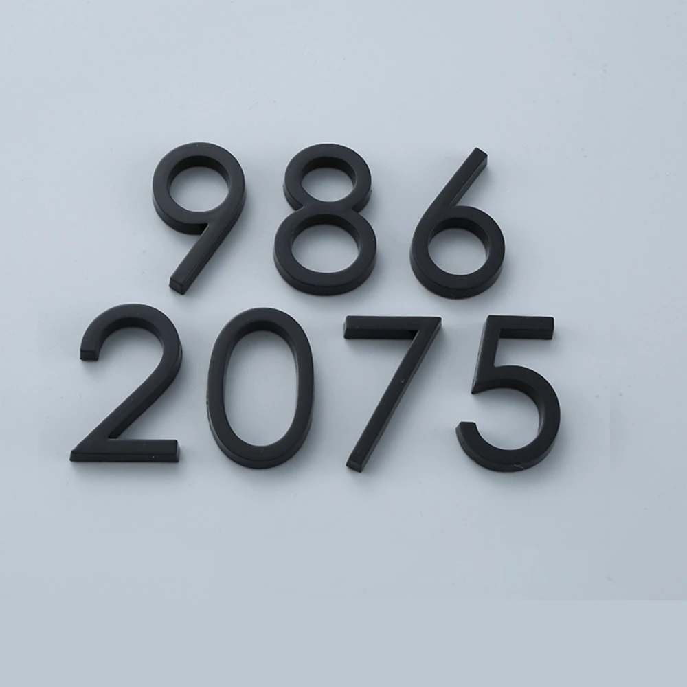 

1 шт. черная глянцевая наклейка самоклеящаяся вывеска дома для квартиры отеля офис комната адрес номер дверная табличка