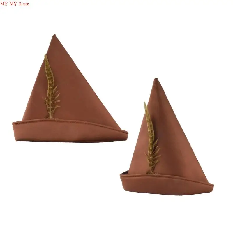 

N1HE Vintage Pointed Hat Hate Peater Head Rase Ascosume Accessessy для культурных фестивалей в Хэллоуин
