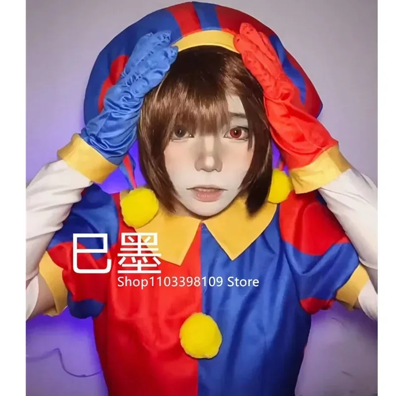 Kids Amazing Digital Circus Pomni Cosplay Costume Womans Sexy Jumpsuit Adult Theater Caine Ragatha Jax Costume Halloween Gifts