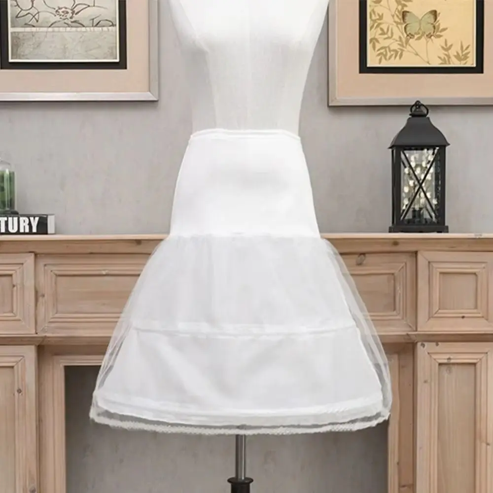 Fashion White Lolita Petticoat Breathable Elastic Ball Gown Underskirt With Hoop 40/45/50/60cm Hoop Petticoat Party Dress view 4