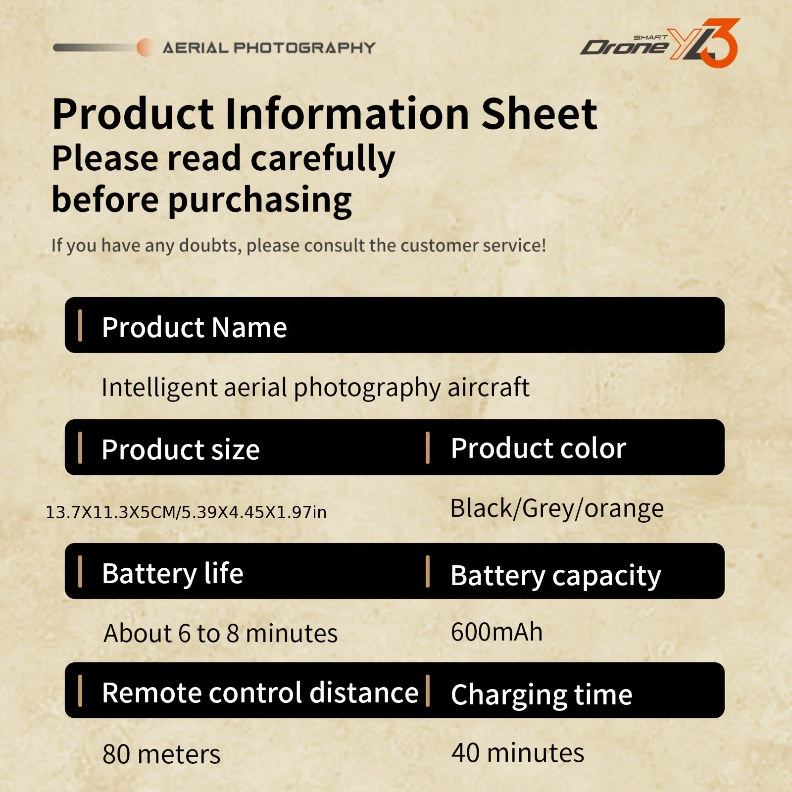 Drone de Viaje Plegable YL3 con Doble Cámara HD Antivibración, Control por Gestos y Posicionamiento por Flujo Óptico Sdcc6e78f35824e1481a838f592f186a2G