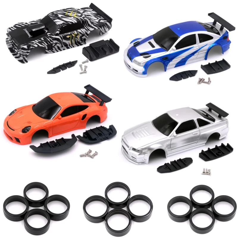 

1/43 scale remote control car parts suitable for 4301 4302 4303 4304 body tires servo motor drive shaft remote control drift car