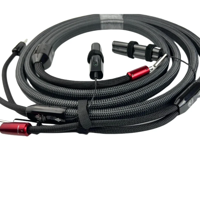 Mythical Creature Hi-end Bi-Wire Audio Line Zero + Bass COMBO Dragon Speaker Cable Banana or Spade Plug