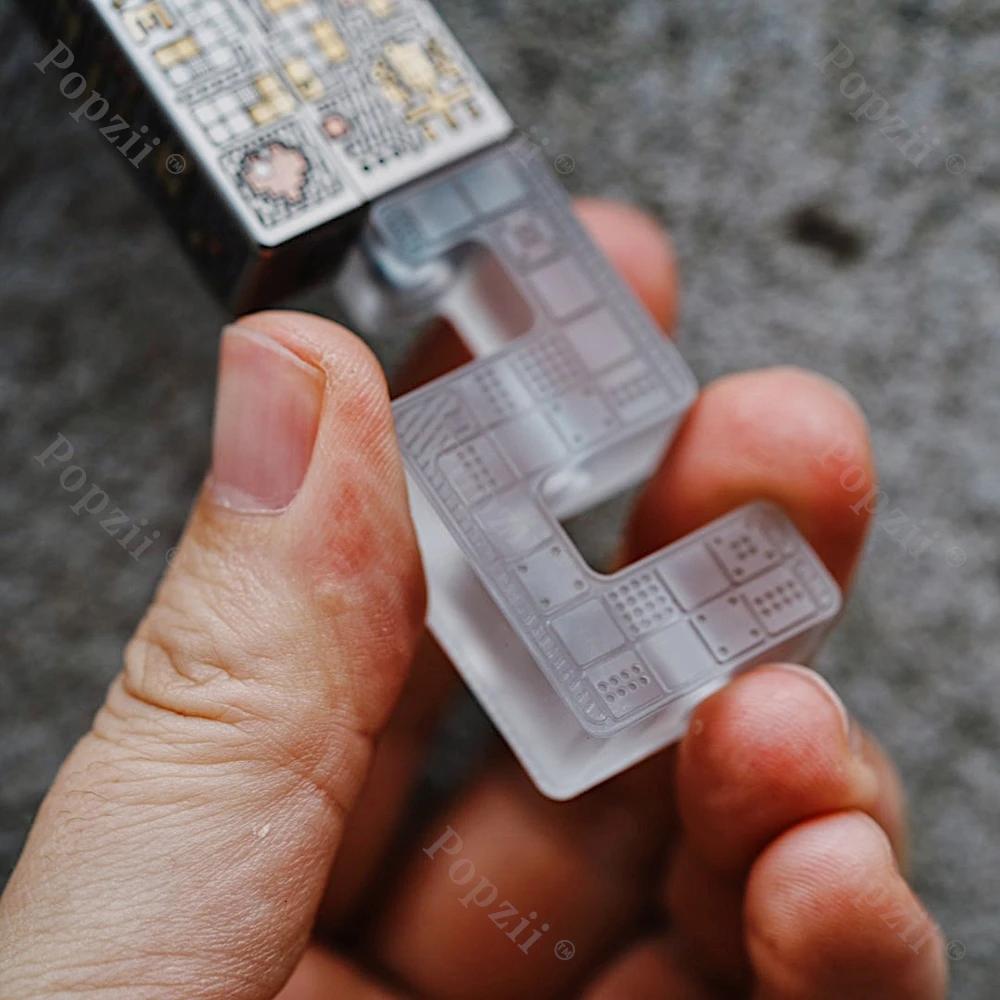 YOLO STUDIO NO FIRE aleación de titanio grabado alivio del estrés juguete dedo Spinners Fidget Slider múltiples formas para jugar juguetes de ansiedad