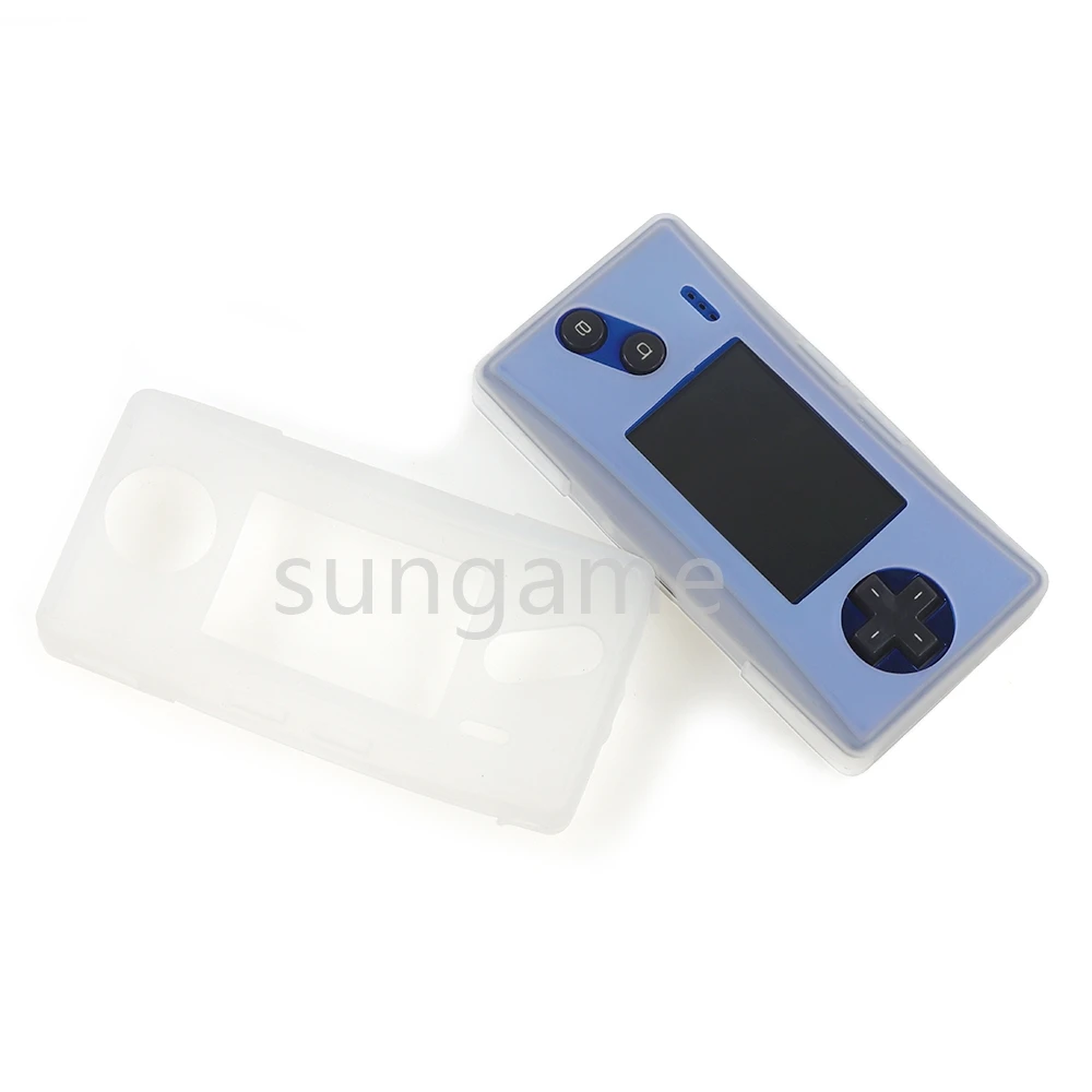 10 قطع لـ GameBoy Micro حافظة من السيليكون المضاد للخدش لغطاء حماية ناعم وشفاف GBM