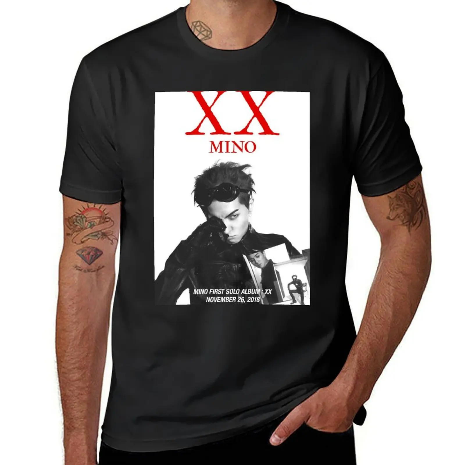 WINNER MINO XX T-Shirt sweat oversizeds mens plain t shirts