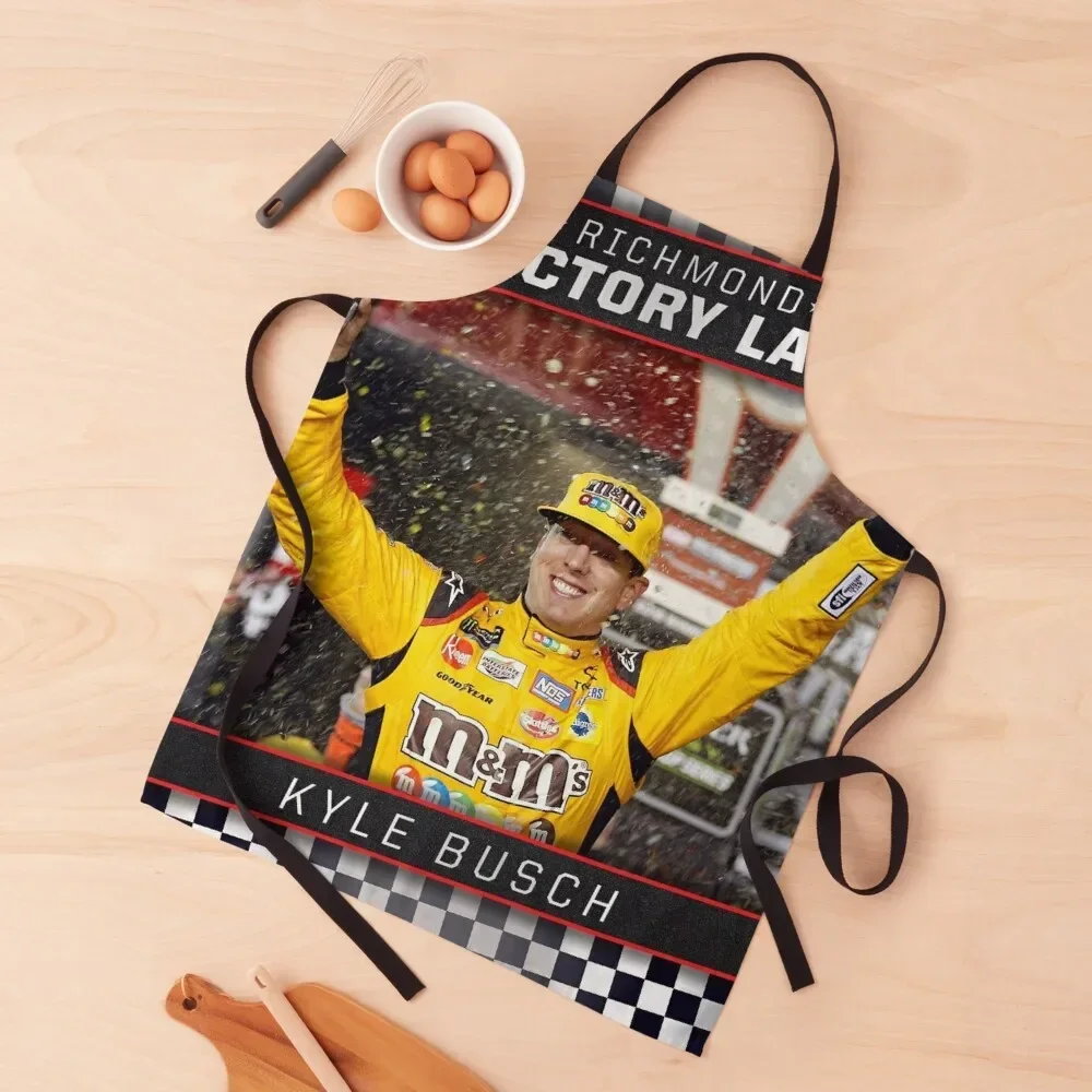 

kyle busch racing Apron Chef Uniform Women Professional Barber Apron