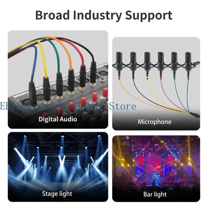 462B Male Phone End to XLR Female Speaker Snake Cable for Live Sound Routing