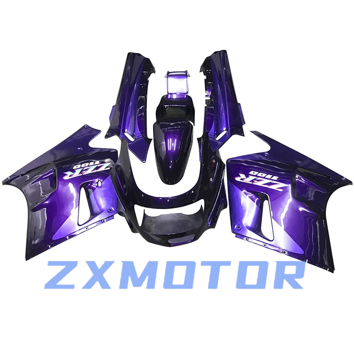 Full Fairing Set ZZR1100 1990 1991 1992 ABS Plastic Motorcycle Customize Fairings Kit for KAWASAKI ZZR 1100 90 91 92