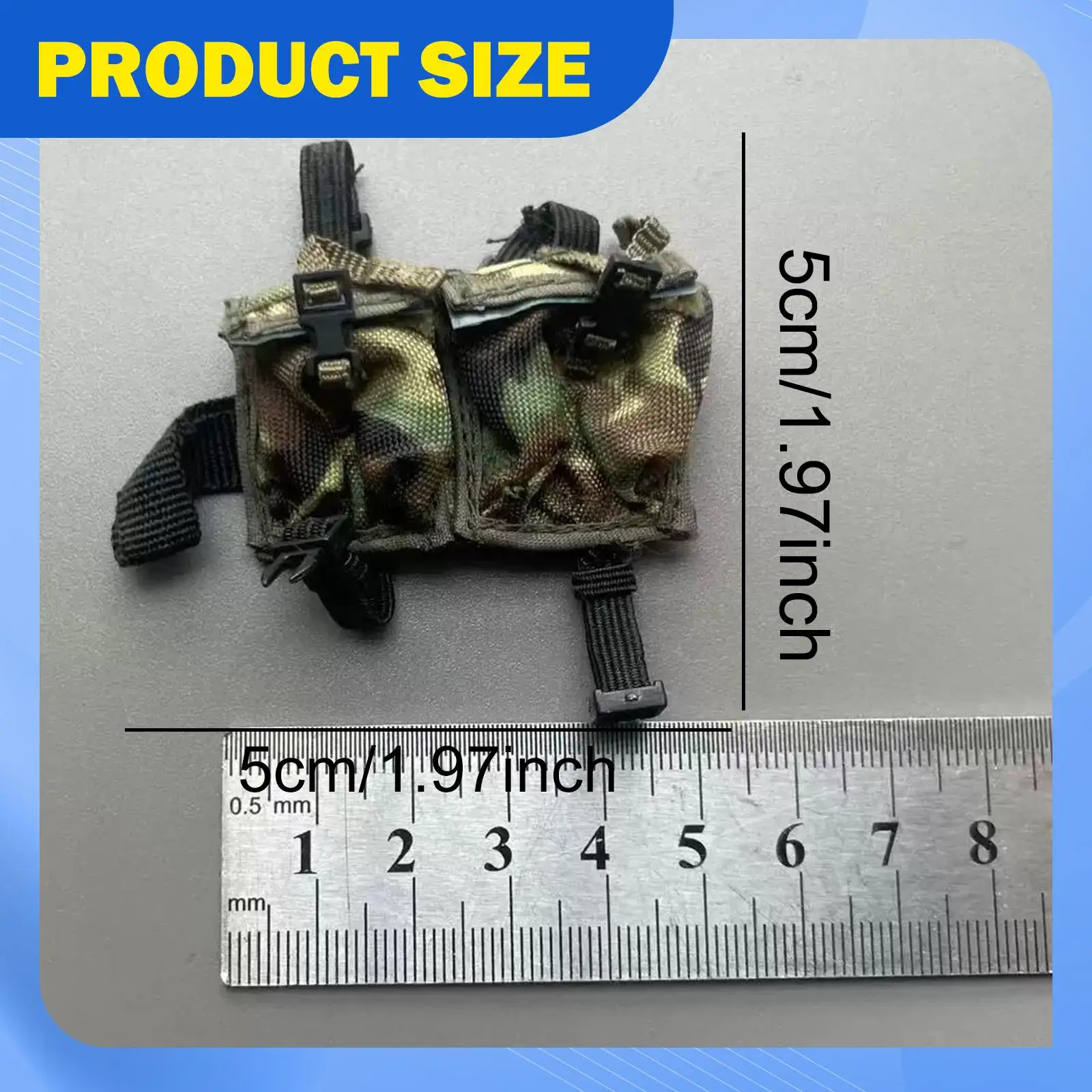 Pochette de jambe tombante pour figurine d'action, accessoires de Costume de poupée, modèle de tenue décontracté, pochette de taille Miniature, Mini sac de jambe, 1/6