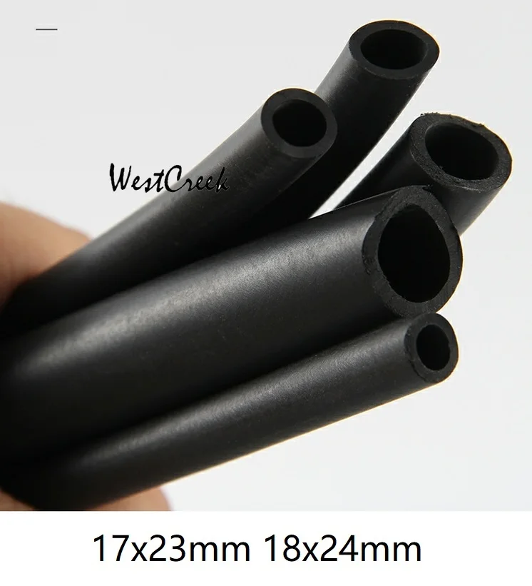 WESTCREEK 17x23mm 18x24mm FKM tube Viton tubing FPM hose Fluorine rubber hose fluororubber flexible pipe heat Corrosion solvent