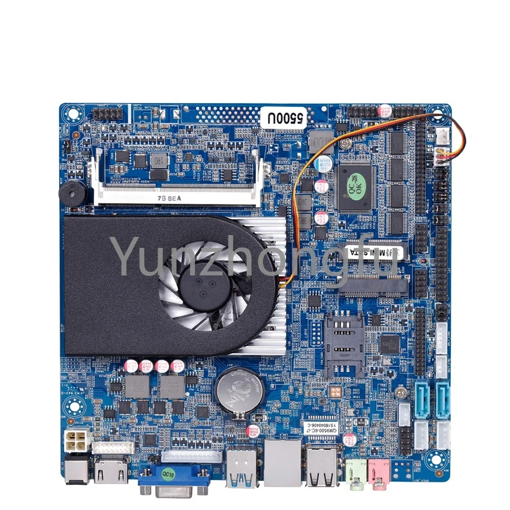 ELSKY motherboard mini itx 4/5th Gen Mini pc Board Core I3 I5 i7 Processor x86 DDR3 For POS ATM Motherboard with processor