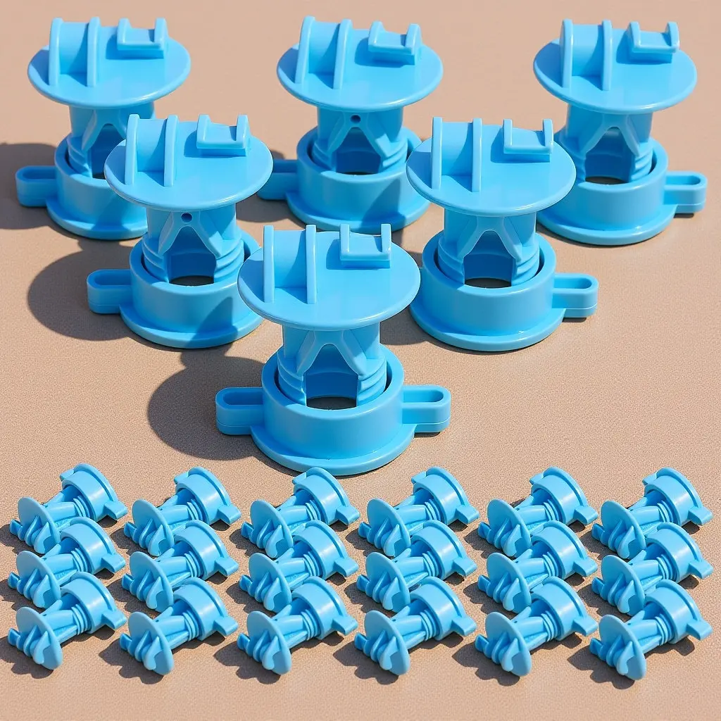 50Pcs Livestock Fence Wire Insulators Safe for People and Animals Robust Wood Post Insulators for Pasture Grid System