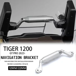For TIGER1200 TIGER 1200 Tiger1200 Tiger 1200 GT Pro 2023- Mobile Phone Navigation Bracket Support 12MM/22MM