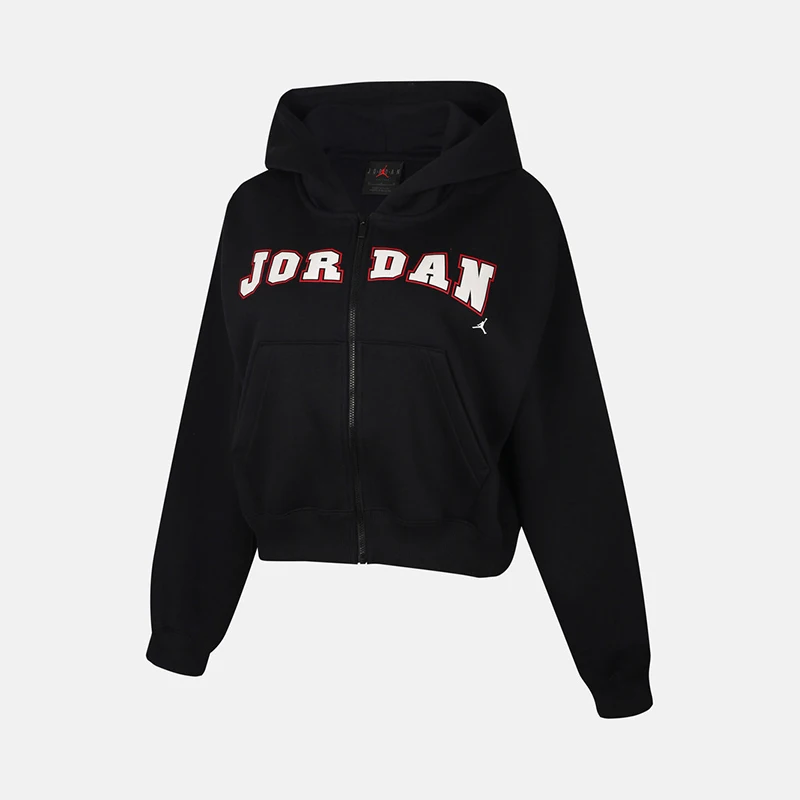 

Nike Authentic JORDAN Women's Casual Knitted Hooded Jacket Jacket IO1075-010
