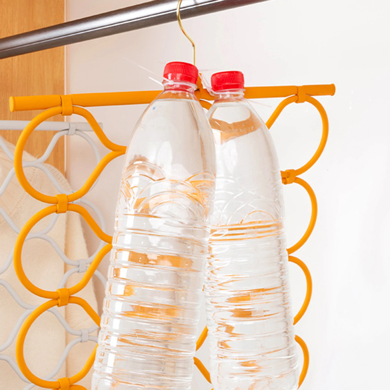 

Folding Scarf Slots Space Saver ABS Plastic Scarf Hanger Wardrobe Tie Hanger Rack Tie ganizer Home Storage