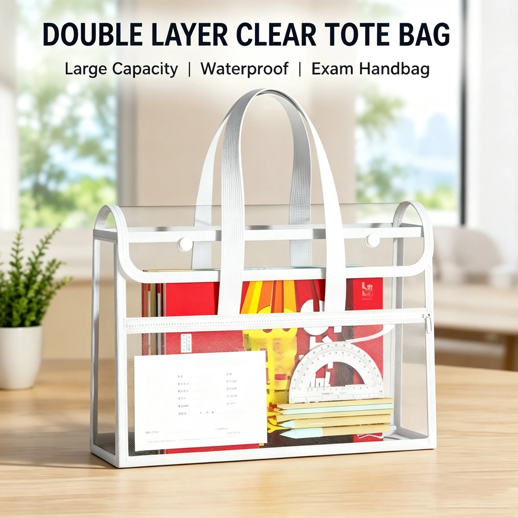 bolsa-transparente-de-dupla-camada-grande-portatil-impermeavel-para-exames-livros-documentos-e-material-escolar