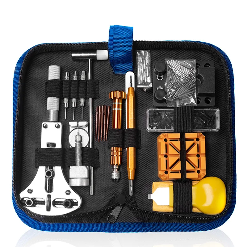 149Pcs Watch Repair Tool Kits Watch Link Pin Remover Case Opener Spring Bar Remover Movement Lid Opener Pry Kits